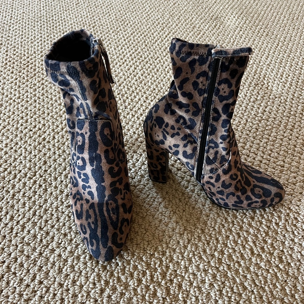 Cheetah Steve Madden boots